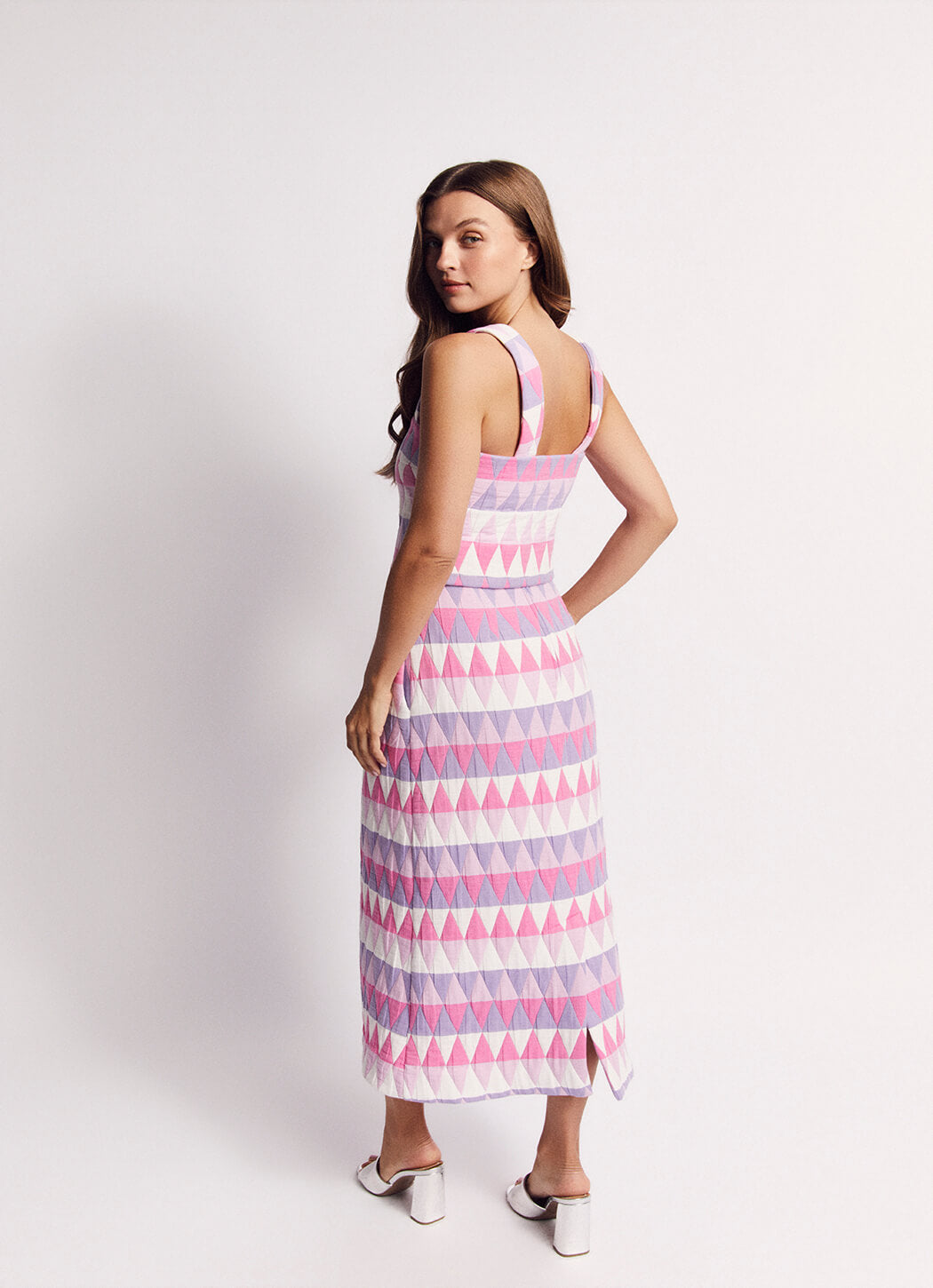 The Hostess Skirt - Pink & Purple Prism
