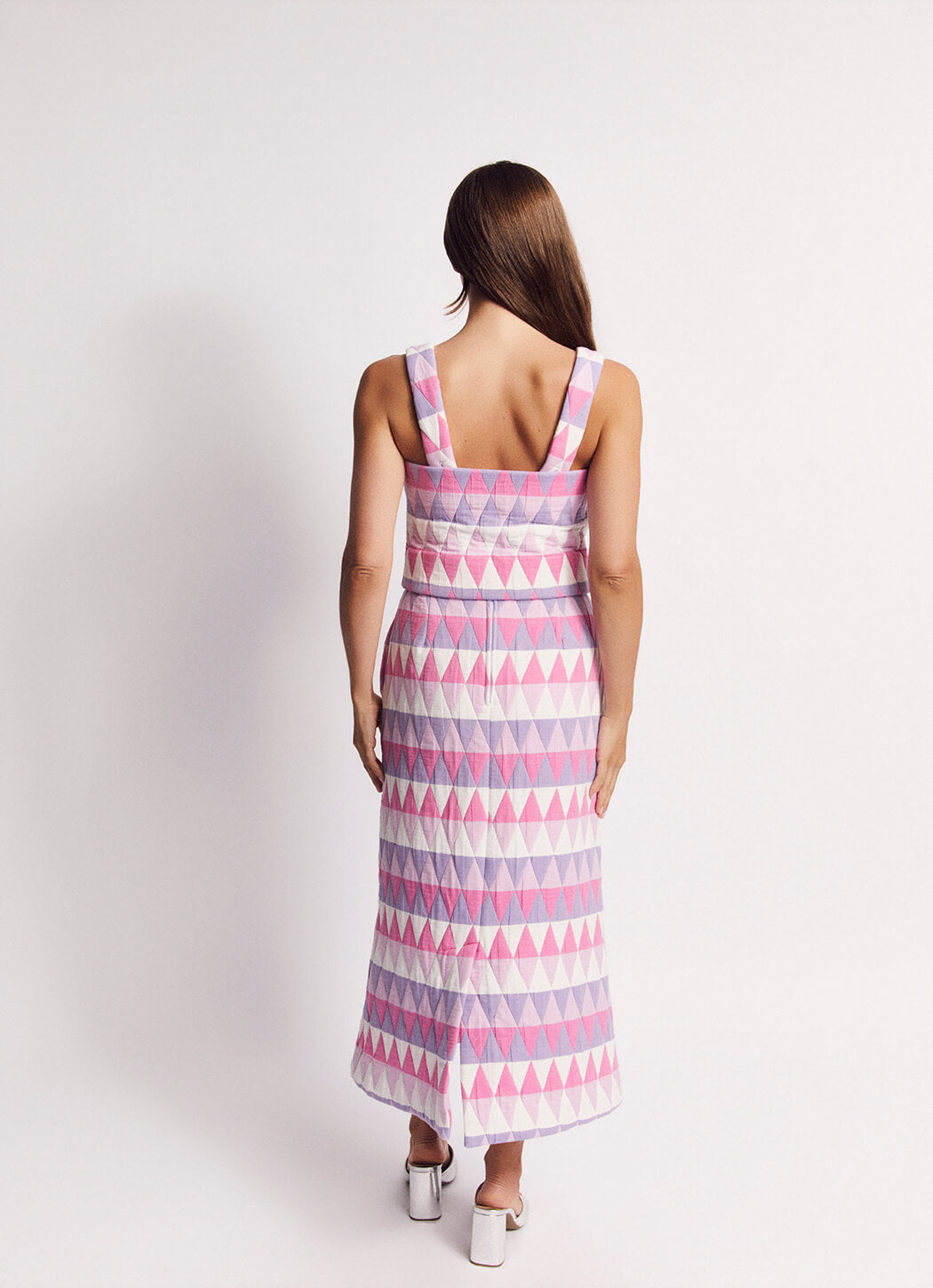 The Dottie Top - Pink & Purple Prism