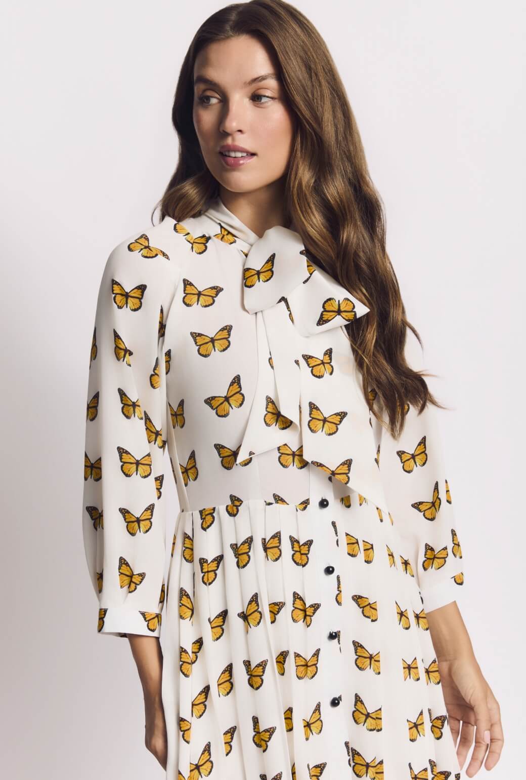 9 to 5 Shirtdress MAXI - Butterflies