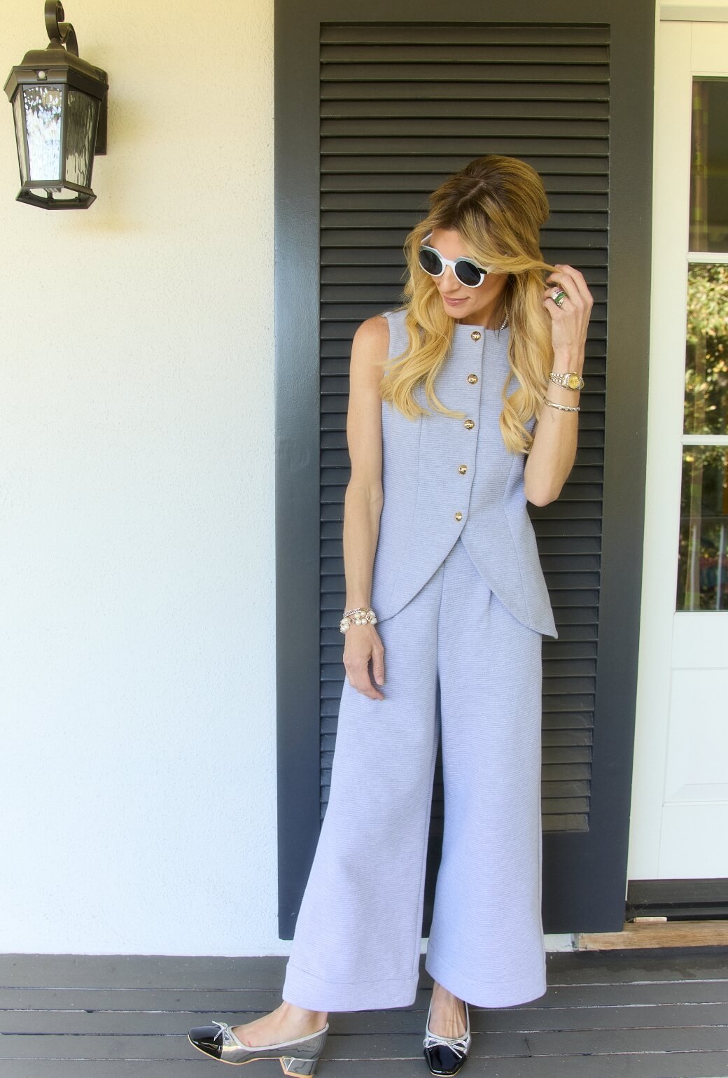 Annie Vest - Grey Ottoman Rib