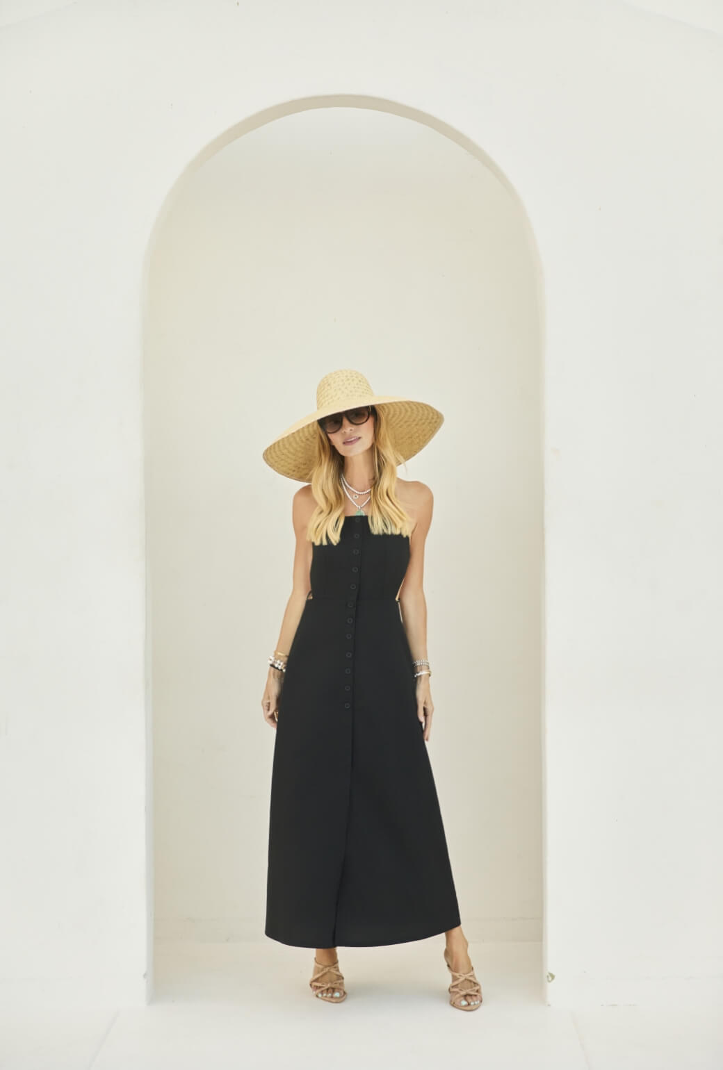 Apron Dress - Black