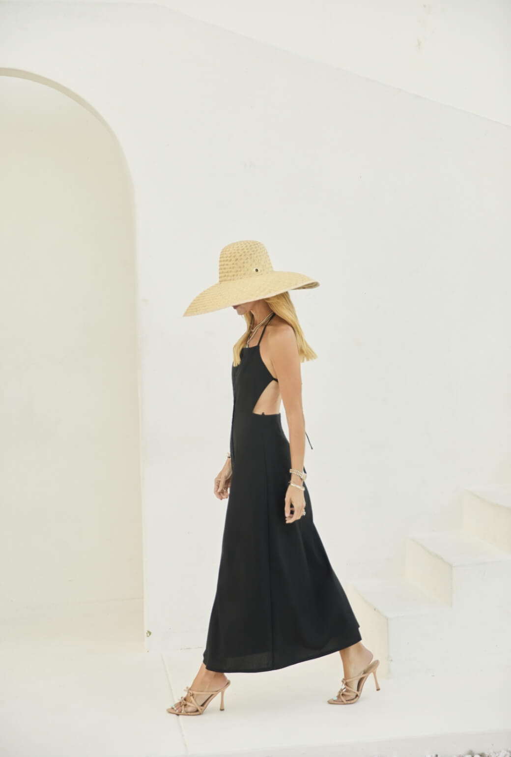 Apron Dress - Black
