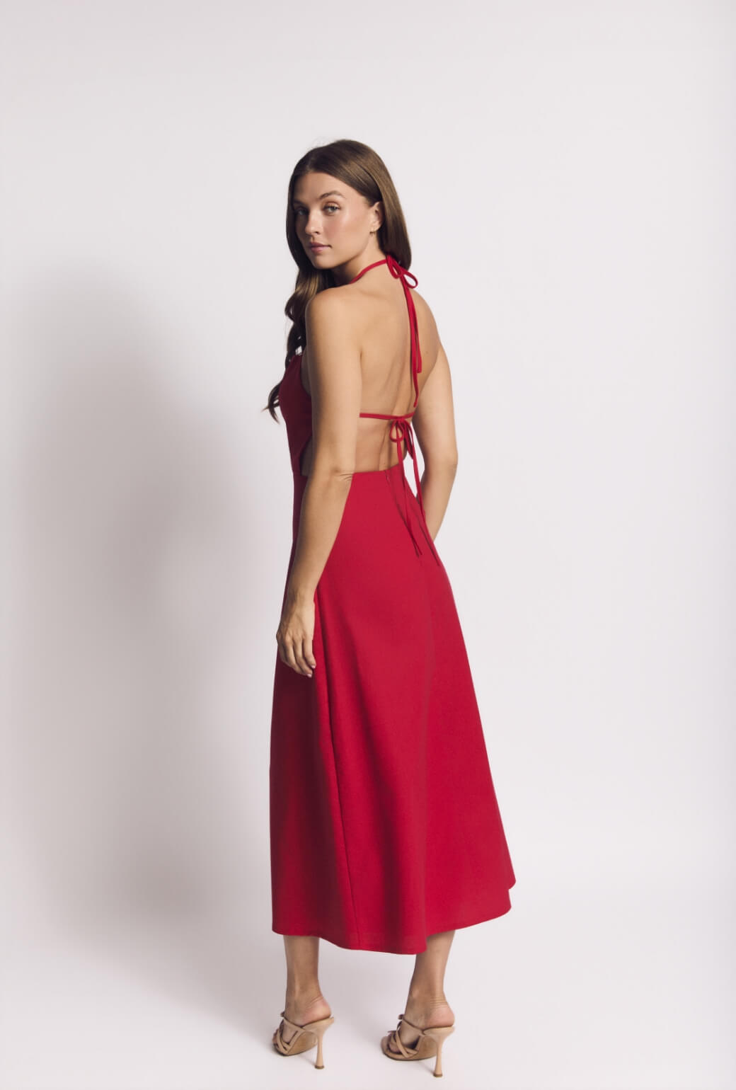Apron Dress - Red