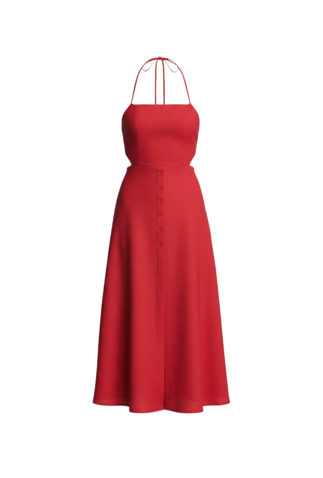 Apron Dress - Red