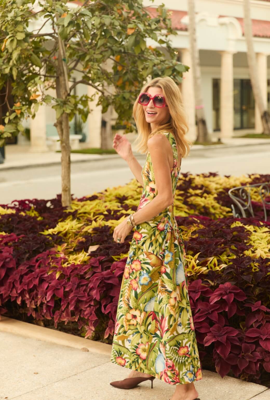 Ashbourne Dress - Tropic Botanicals