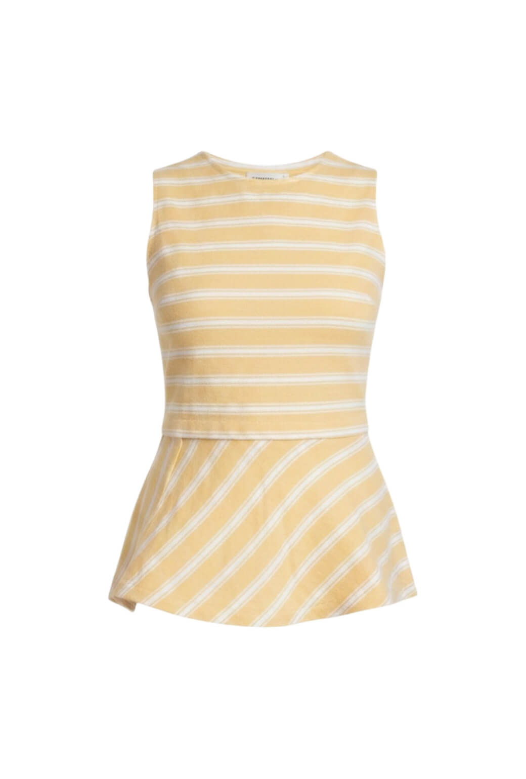 Buru x TCC Audrey Peplum - Beach Sand Stripe