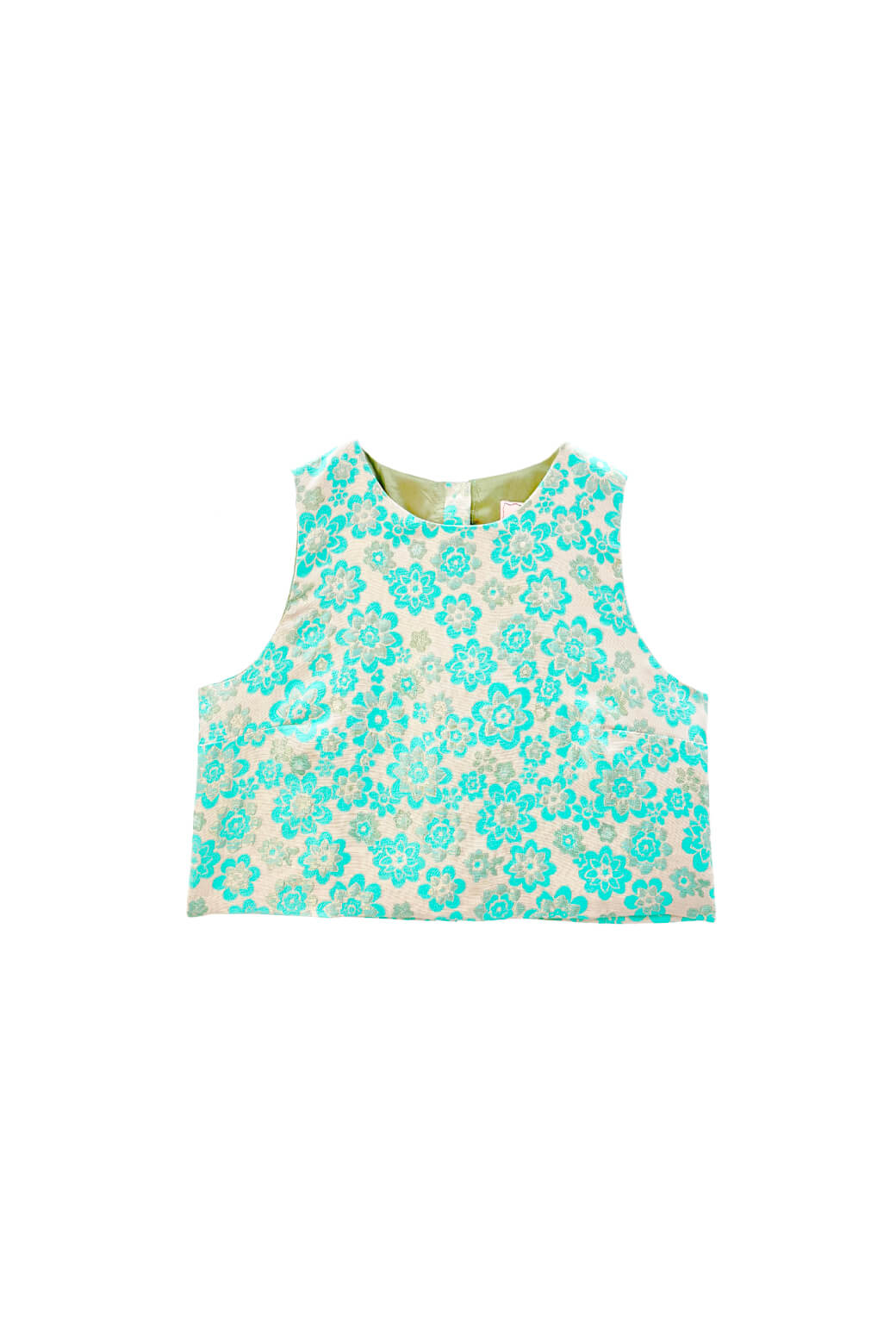 Audrey Top - Aqua Brightline