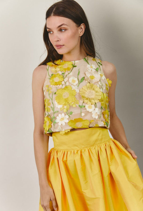Audrey Top - Floral Lace