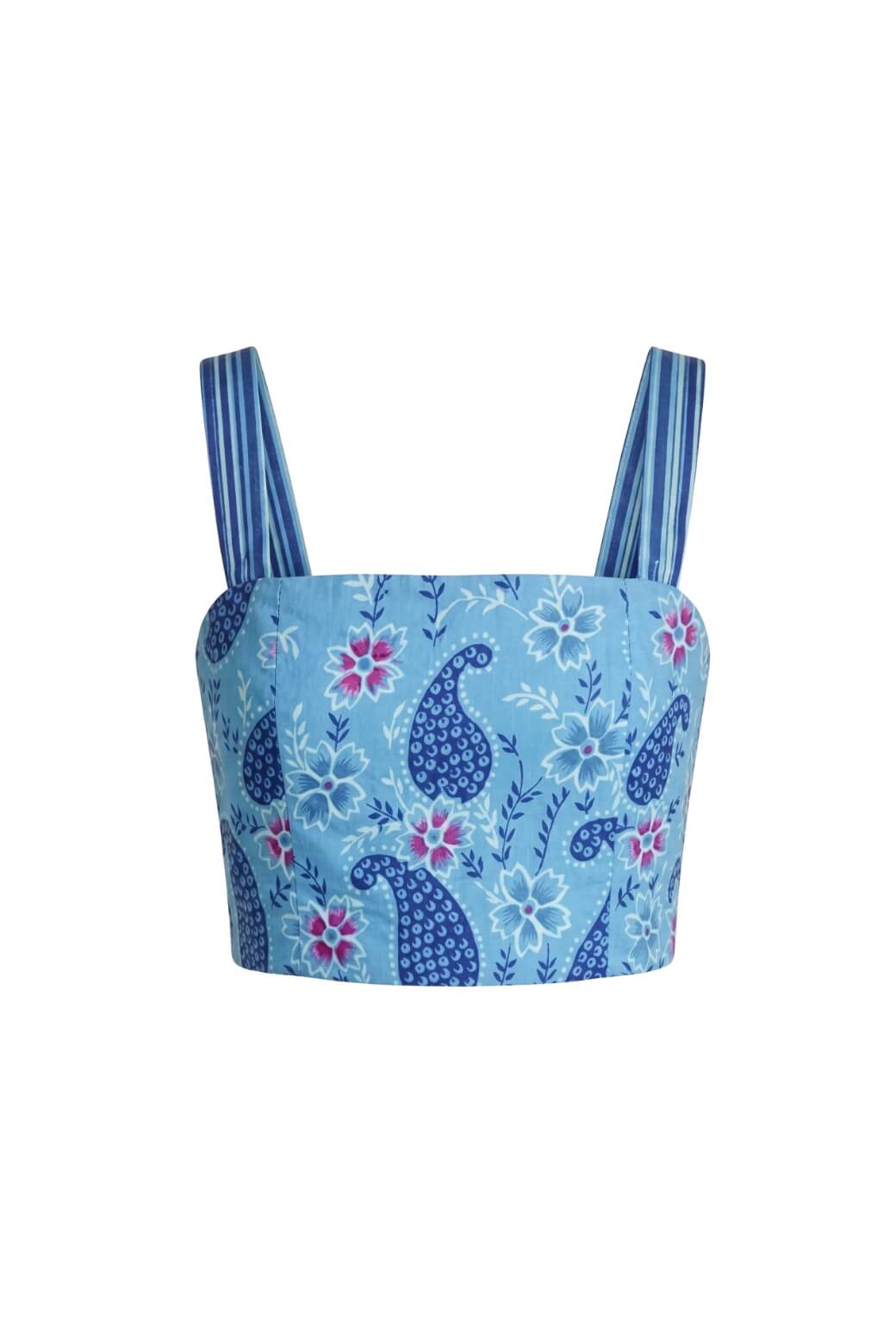 Buru x TCC Bella Bustier - Blue Tapestry