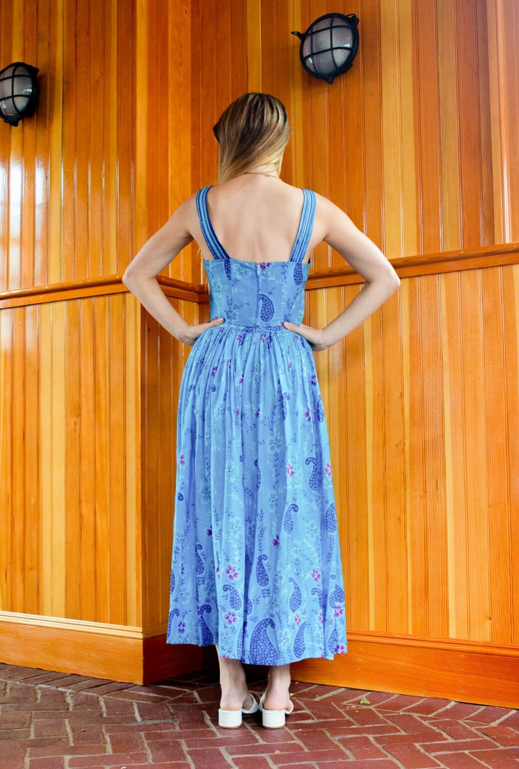 Buru x TCC Bella Bustier - Blue Tapestry
