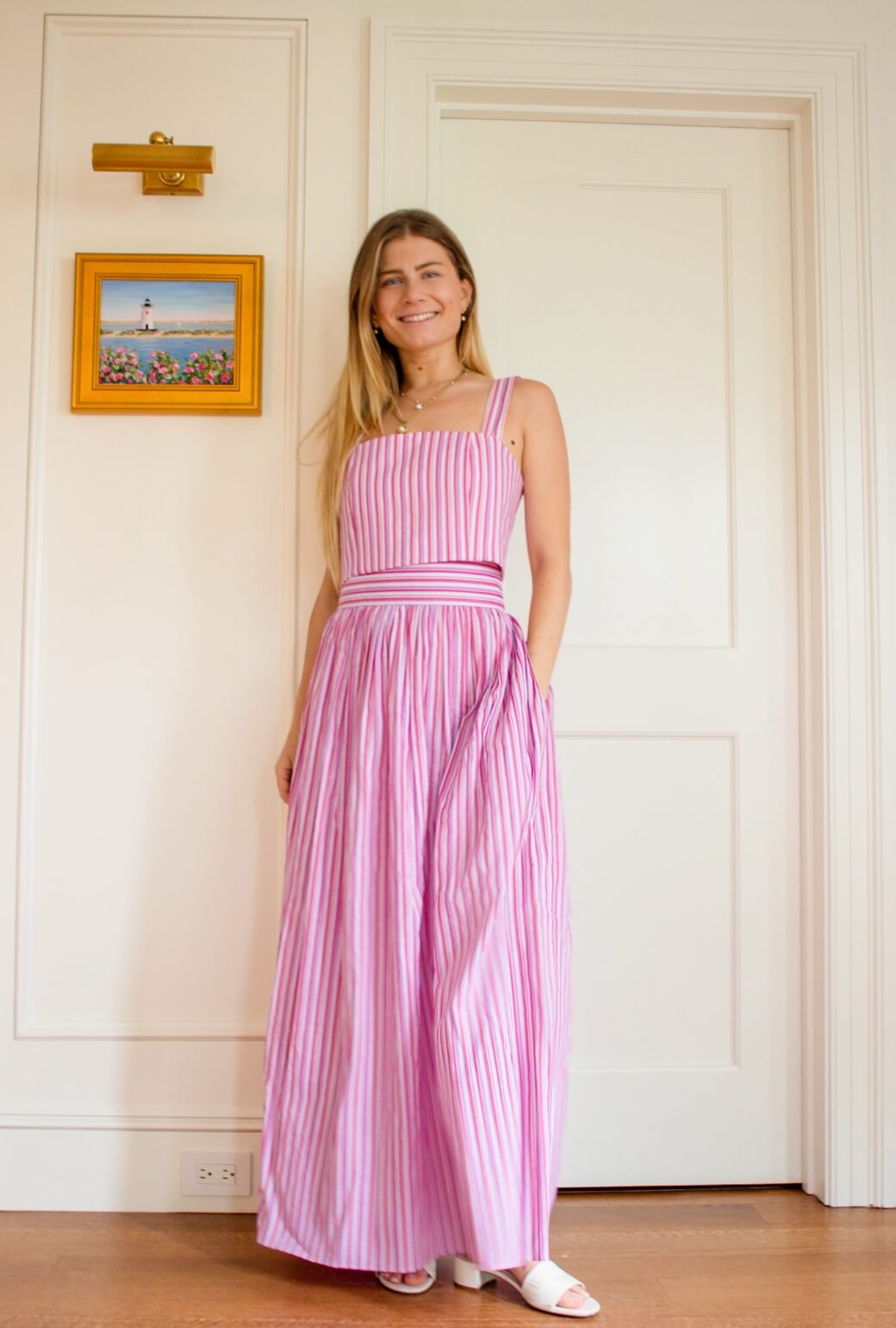 Buru x TCC Bella Bustier - Pink & Purple Stripe