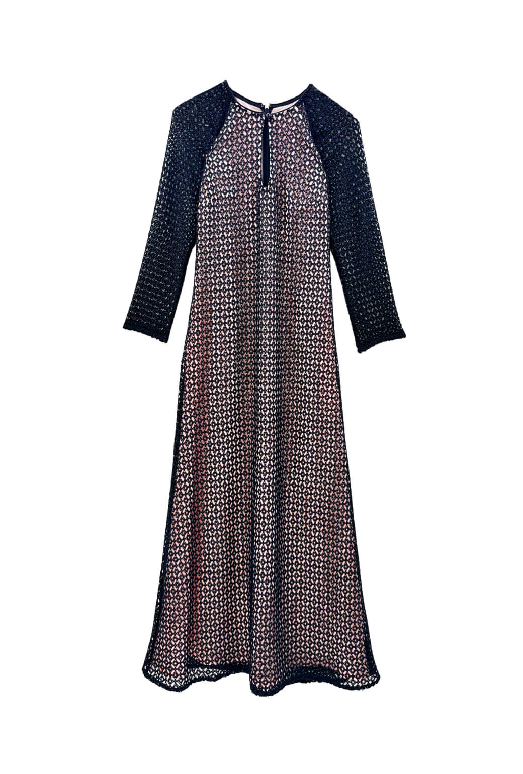 Keyhole Astor Dress - Black Lace