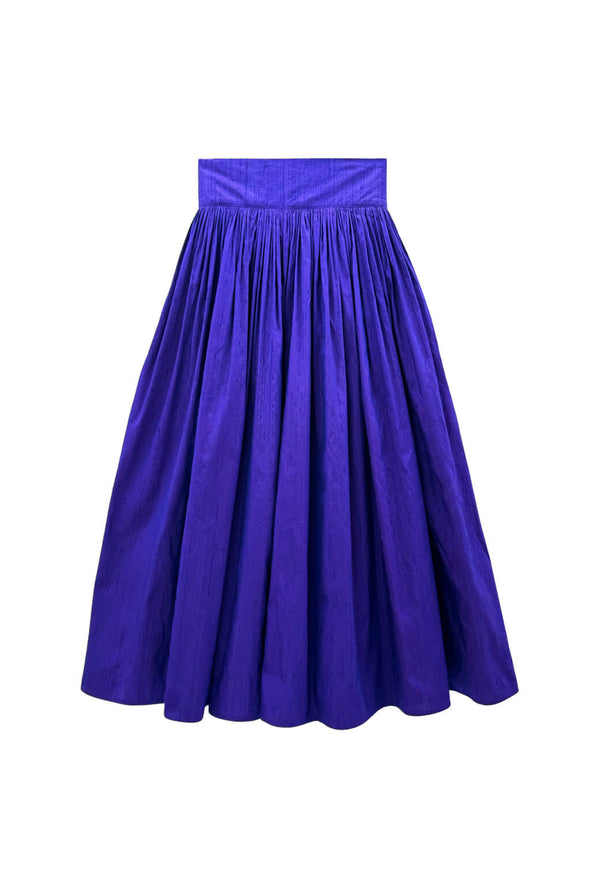 Buru x Kristin Kennedy - The Marilyn Skirt - Violet Silk