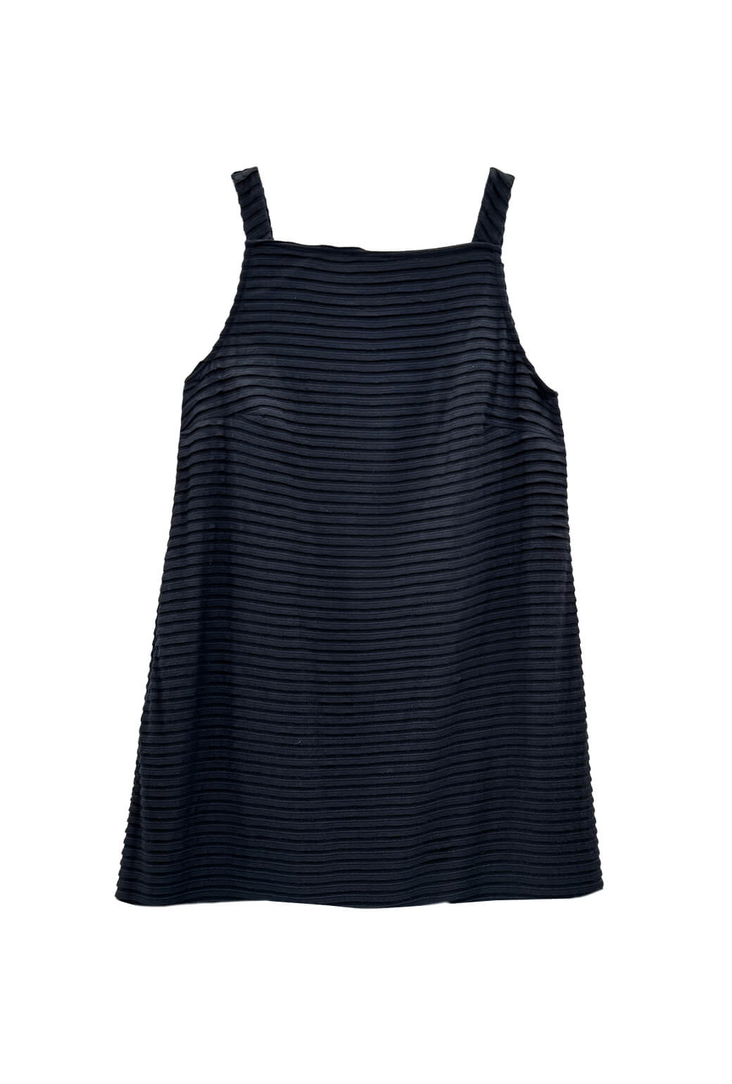 The Megan MINI Dress - Black Pintuck Knit