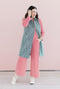 Buru x Val Wide Leg Knit Trouser - Red & White Checkerboard