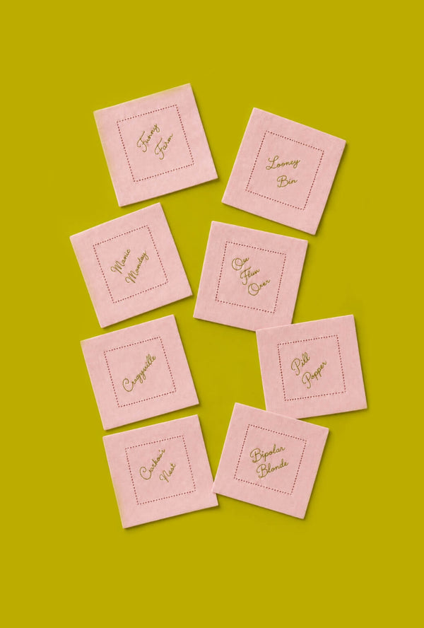 Cuckoo Cocktail Napkins - Pink