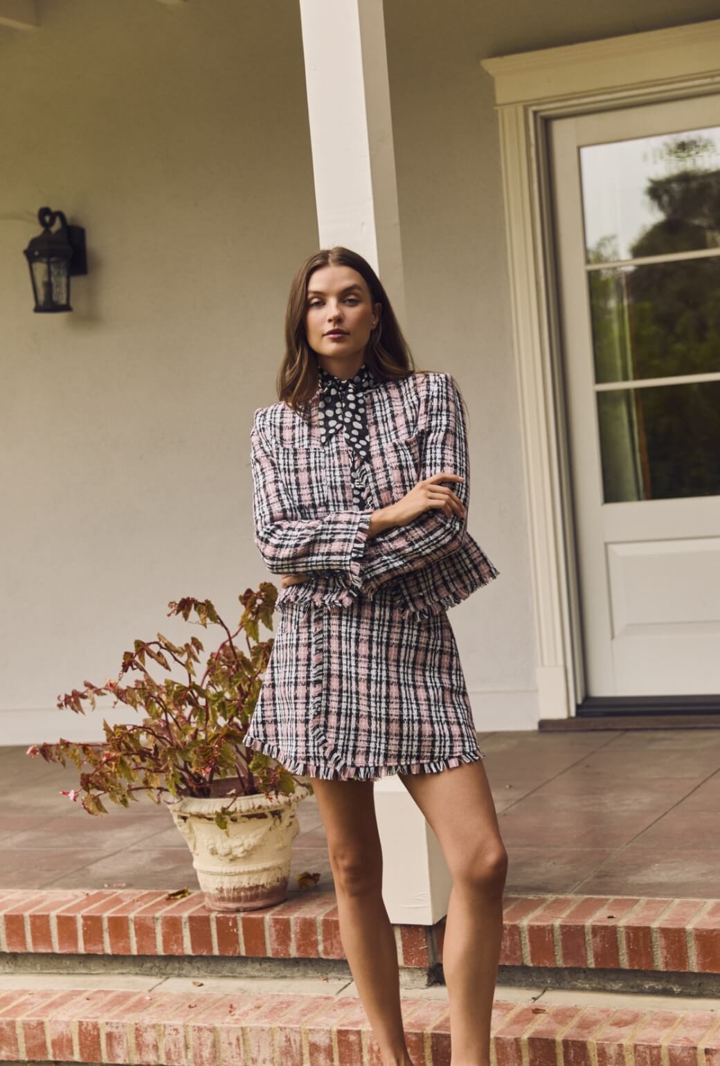 Buru x Val Courtside Skirt - Bonheur Tweed