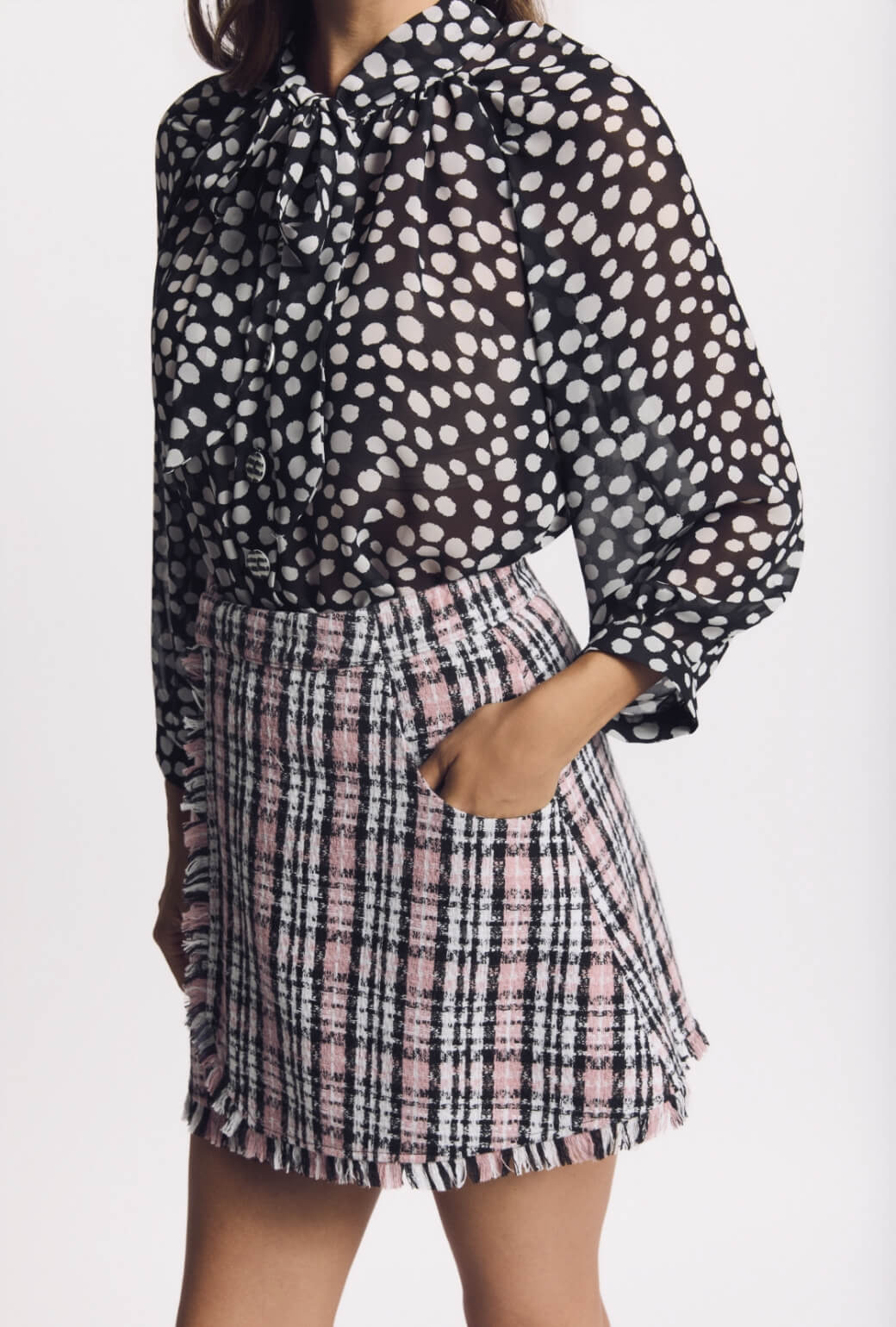 Buru x Val Courtside Skirt - Bonheur Tweed
