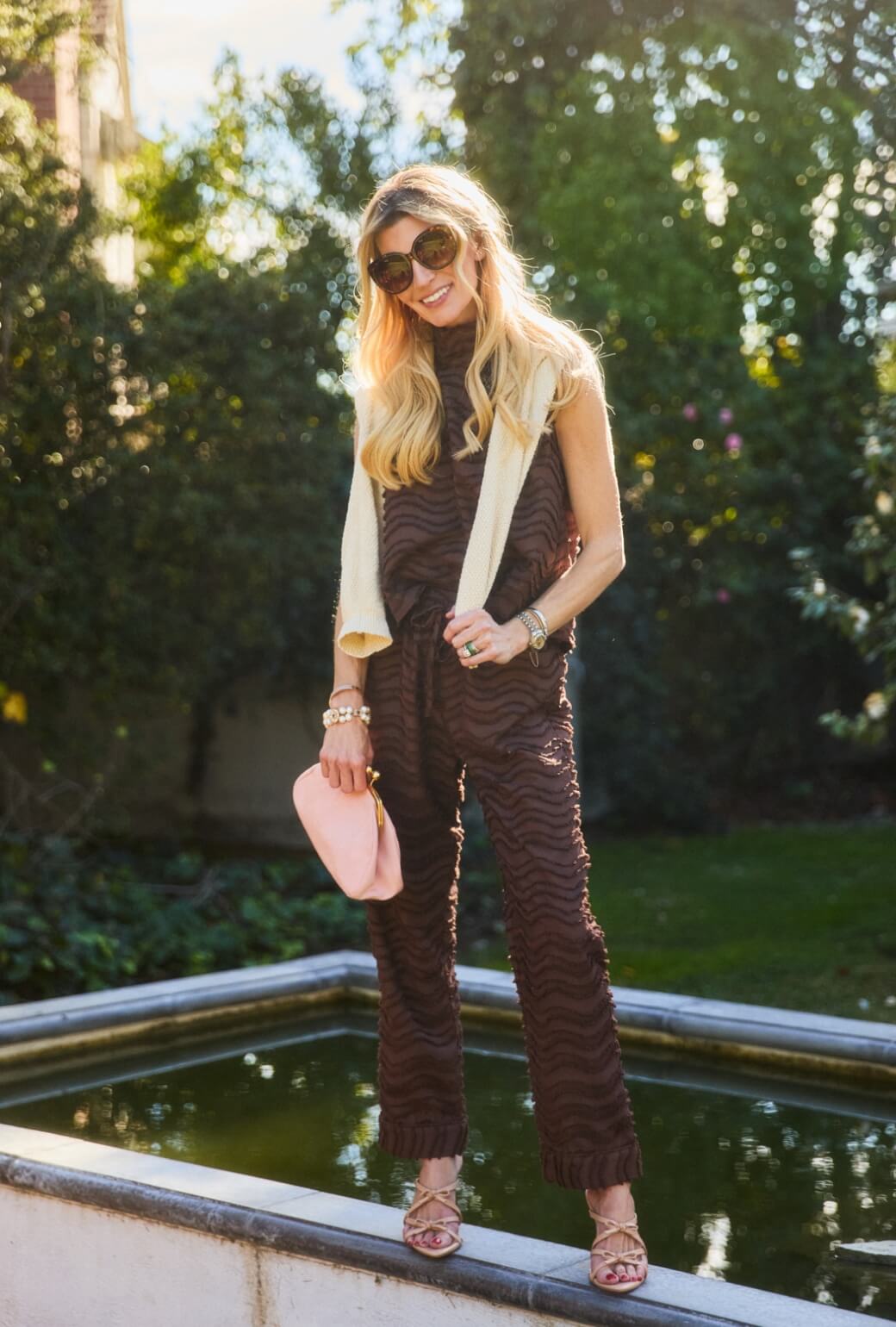 Cropped Sleeveless Mod Top - Chocolate Fringe