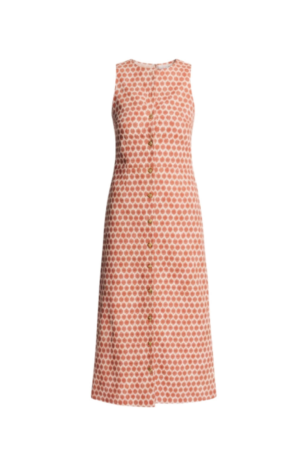 Double Take Dress - Blurred Dot Rust