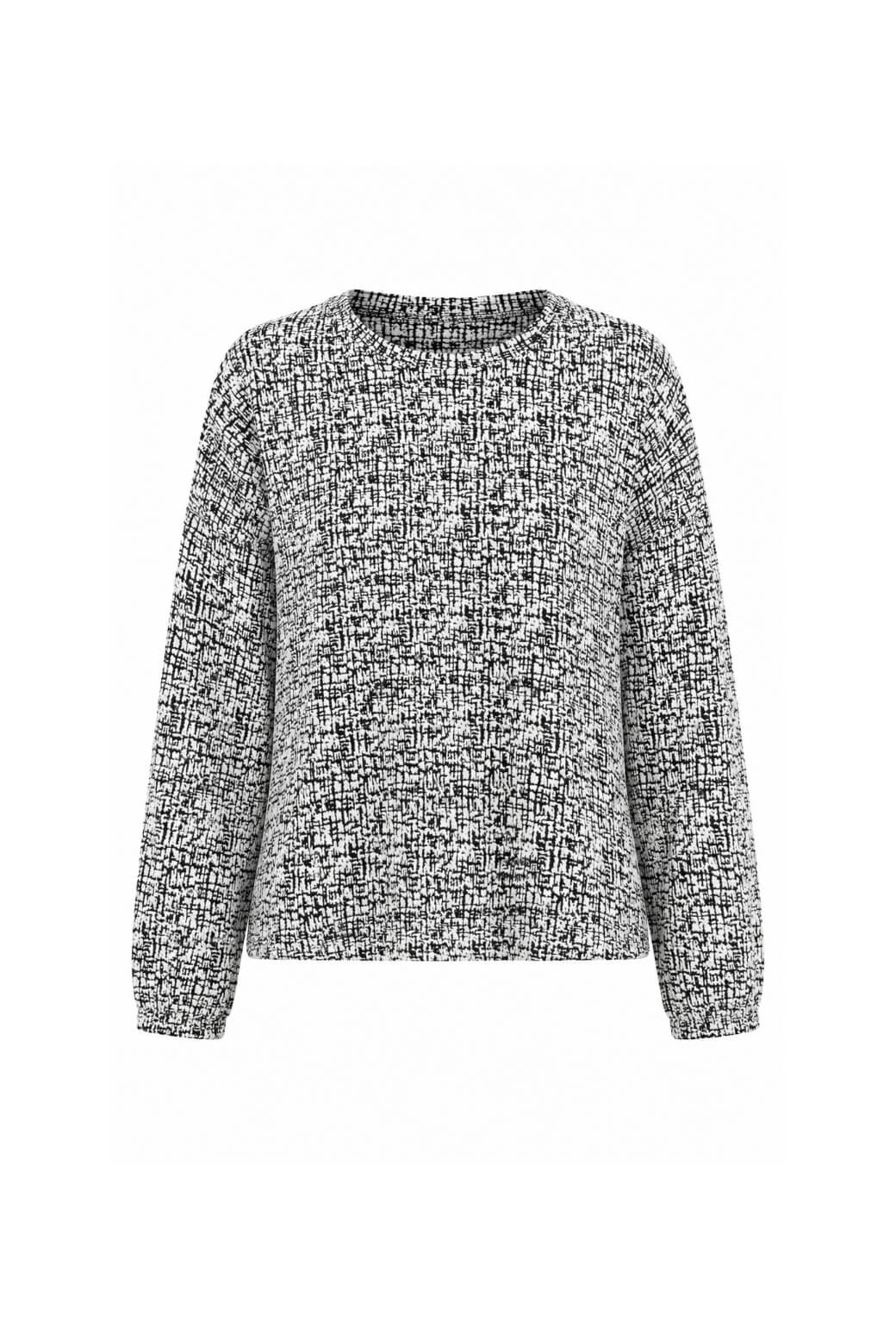 BURU x Val Everyday Pullover - Black Crosshatch