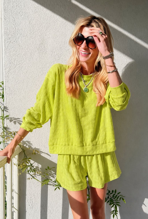 Everyday Pullover - Courtside Yellow Knit