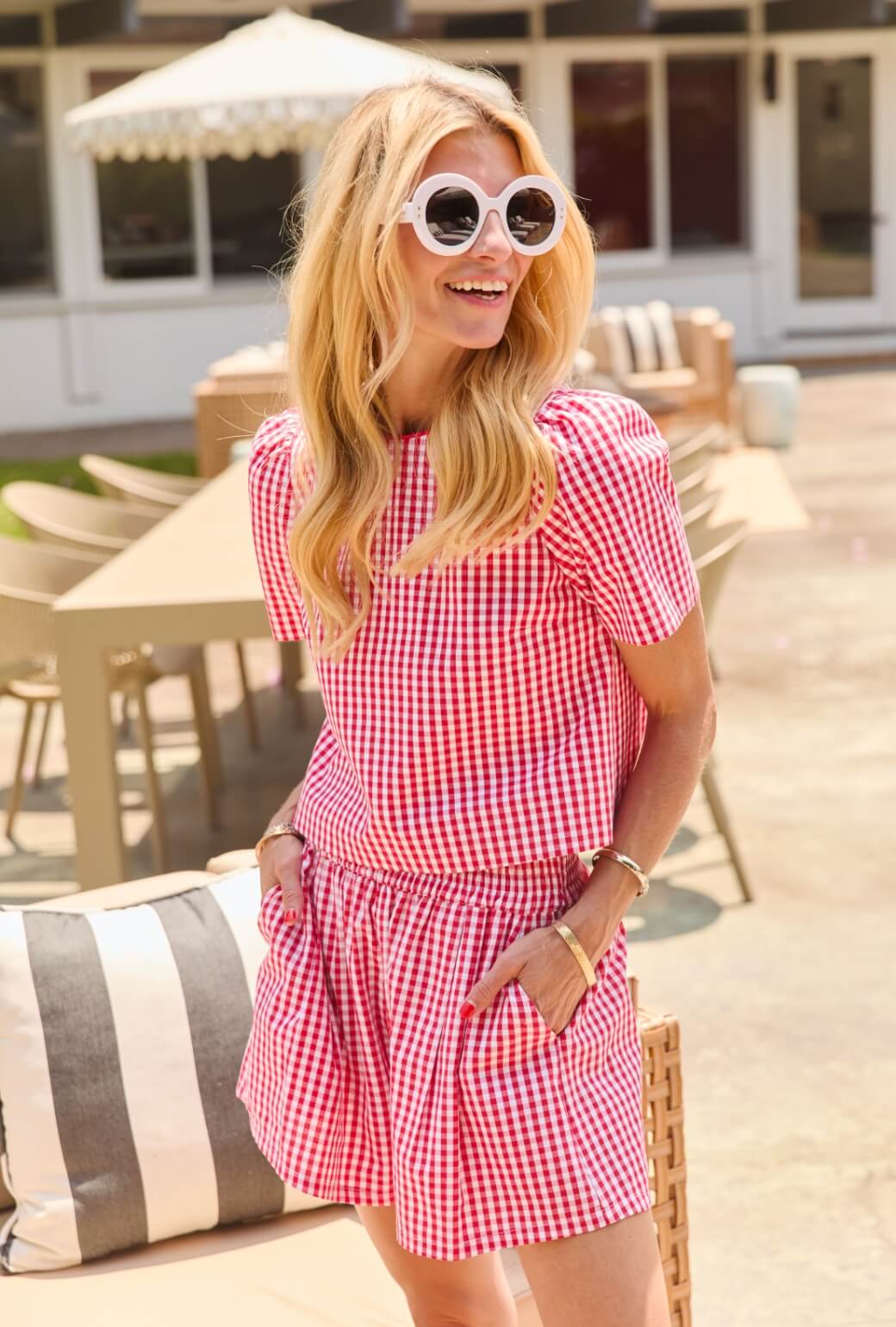 Everyday Shorts - Red Gingham