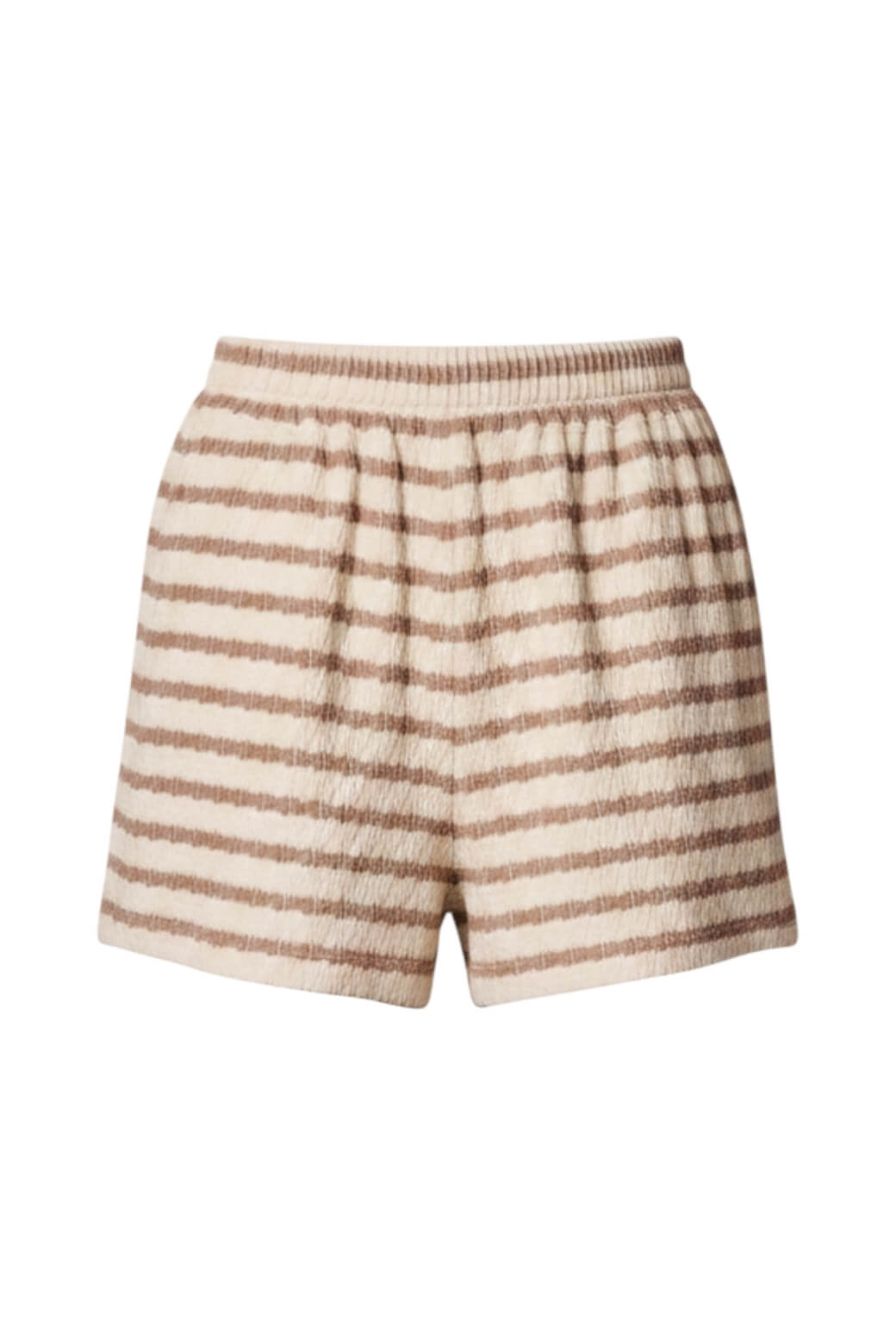 Everyday Shorts - Taupe Stripe Knit