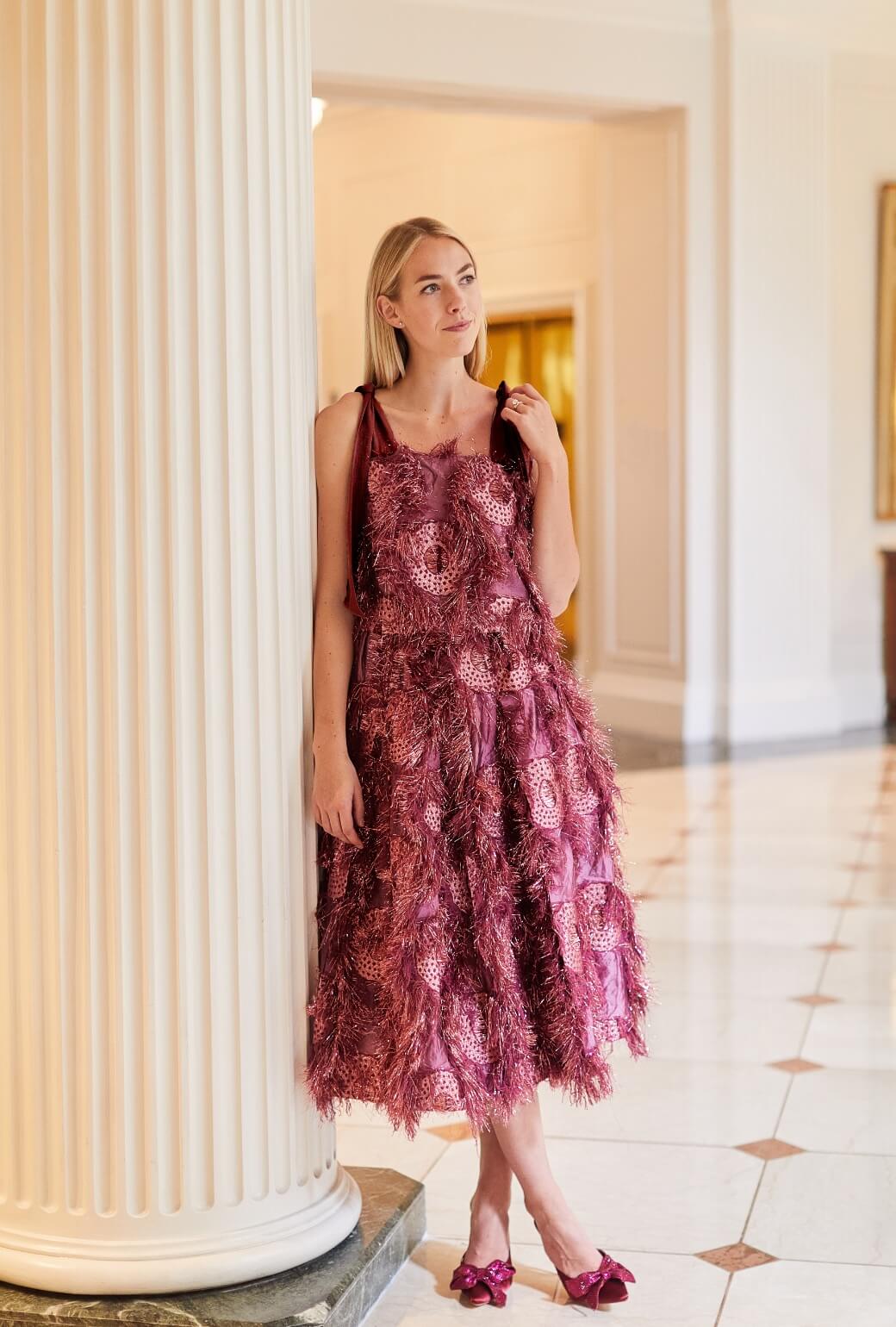 Eyelash Skirt - Bordeaux Eyelash
