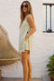 Buru x Ali Sisto Part Two Flat Front Everyday Shorts - Sage Brushstroke