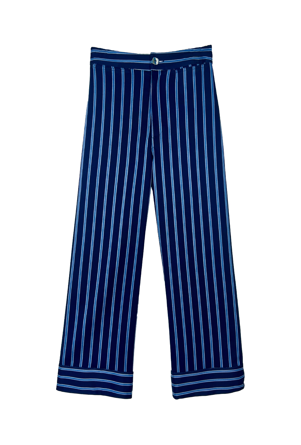 Buru x Jaimie Dewberry Flat Front Trousers - Dewberry Stripe