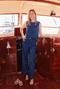 Buru x Jaimie Dewberry Flat Front Trousers - Dewberry Stripe