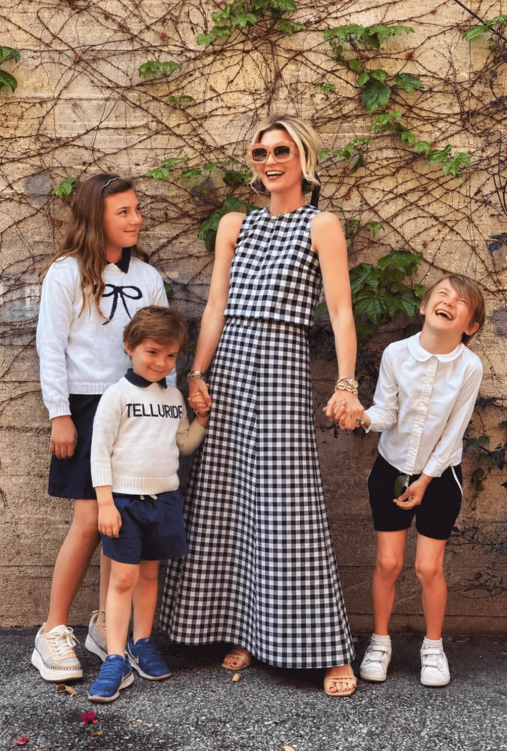 Guest Skirt - Black & White Gingham