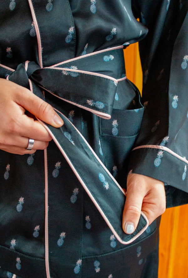 Buru x TCC Kimono Top - Pineapple