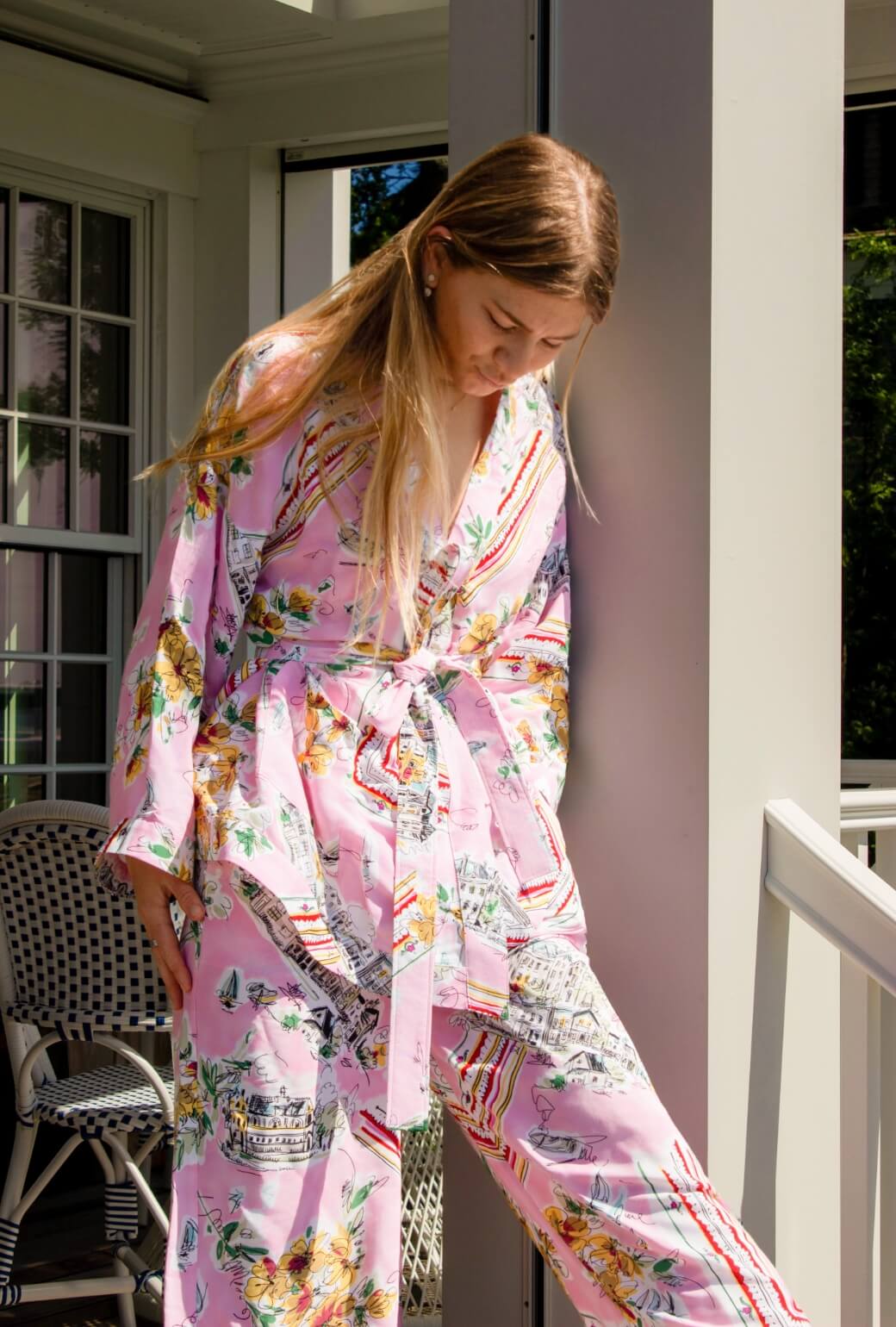 Buru x TCC Kimono Top - Pink Wanderlust