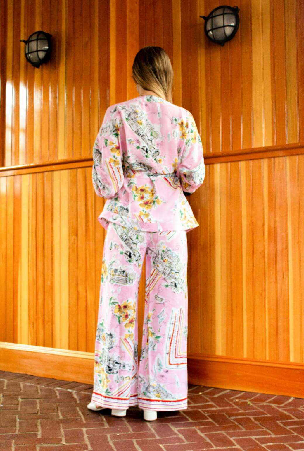 Buru x TCC Kimono Top - Pink Wanderlust