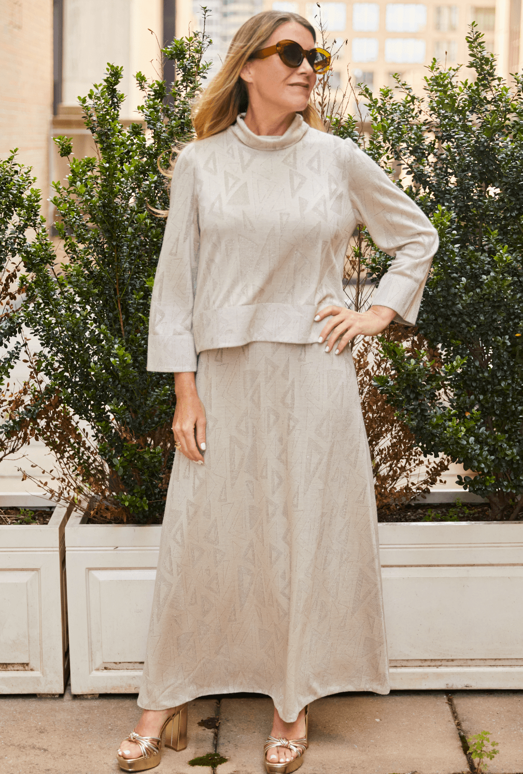 Leland Skirt - Shimmer Knit