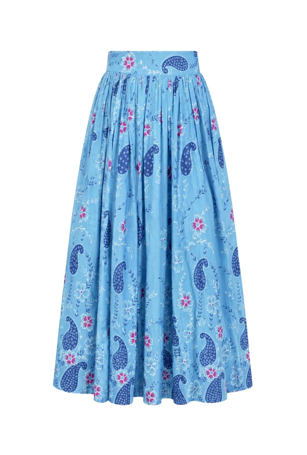 Buru x TCC Marilyn Skirt MIDI - Blue Tapestry