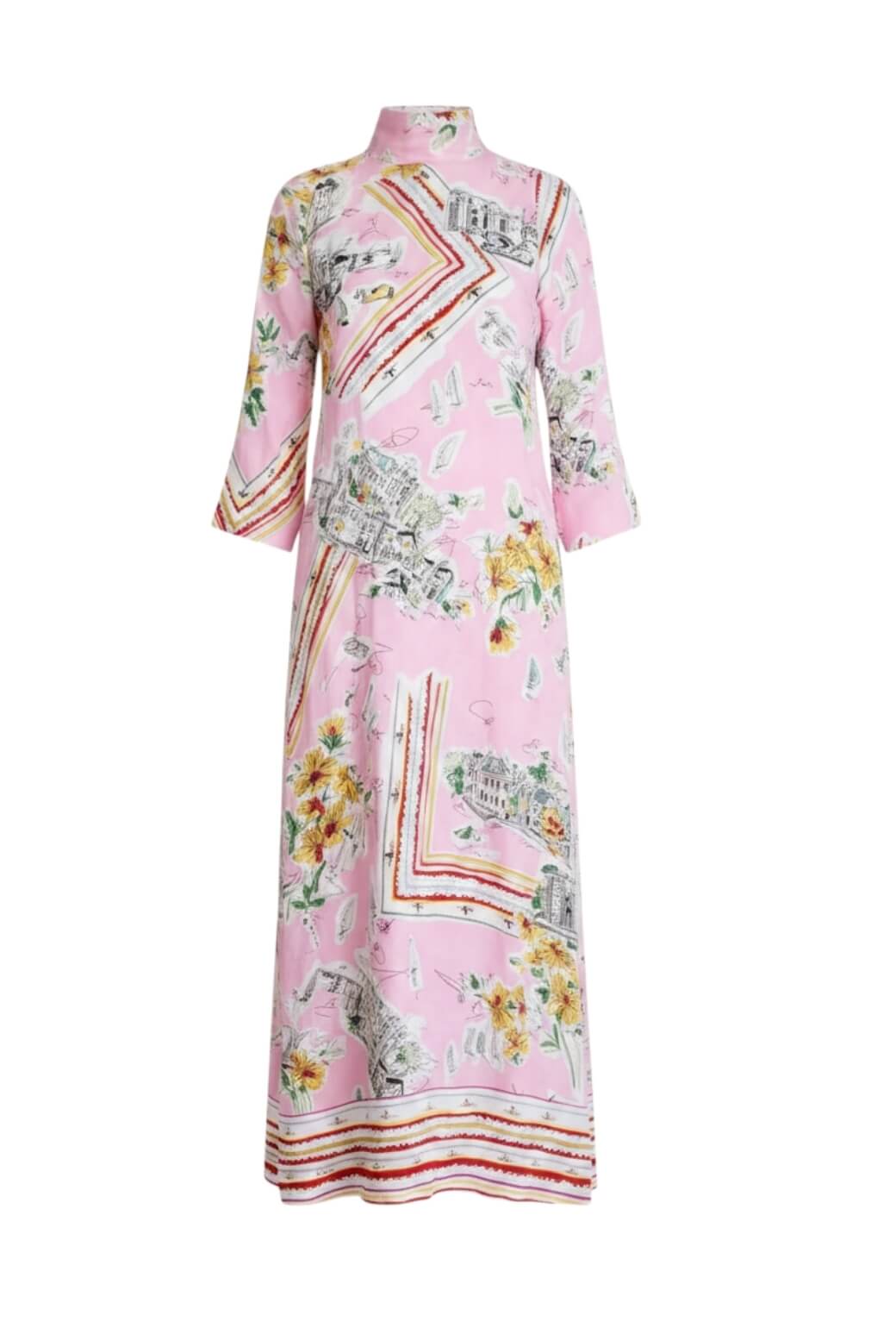 Buru x TCC Mod Kaftan - Pink Wanderlust