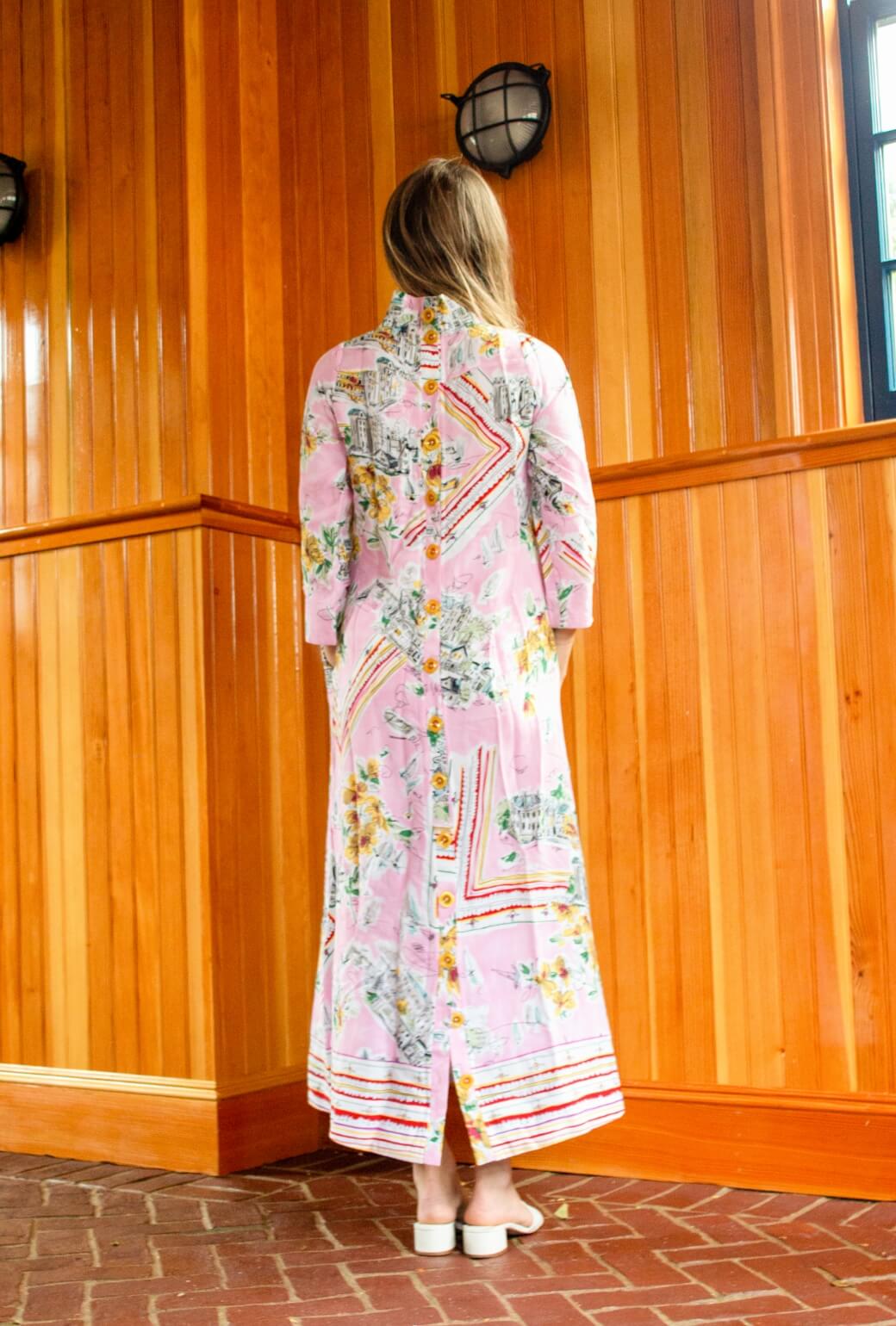 Buru x TCC Mod Kaftan - Pink Wanderlust