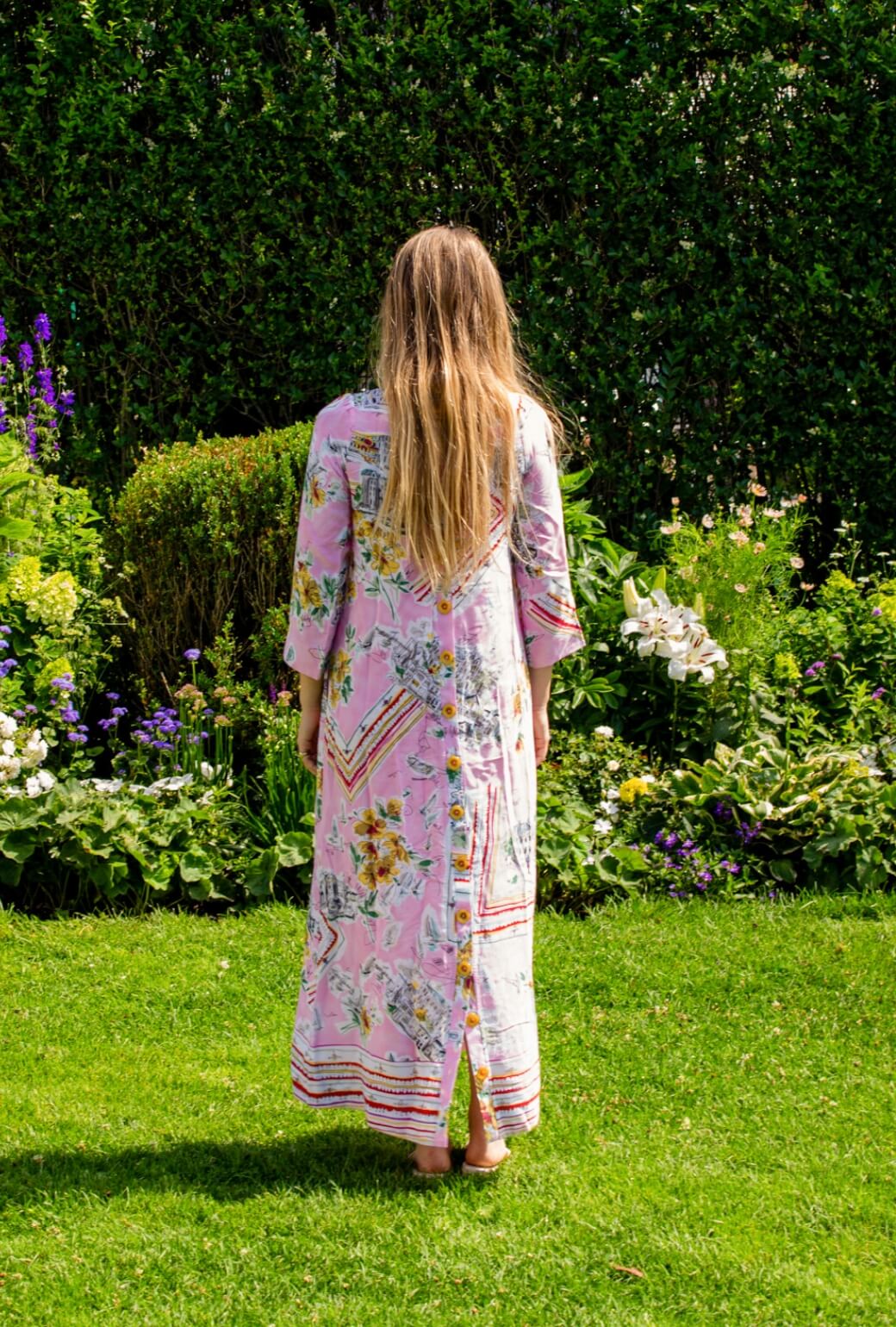 Buru x TCC Mod Kaftan - Pink Wanderlust