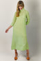 Mod Kaftan - Sheer Chartreuse