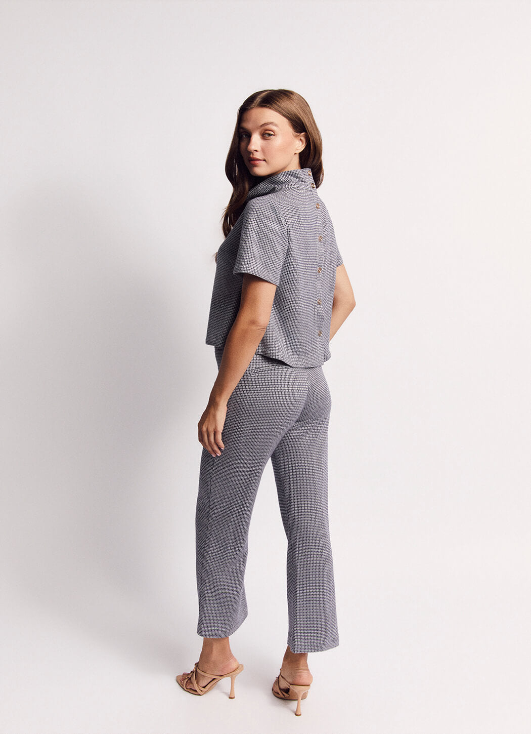 The Paley Pant - Navy Knit