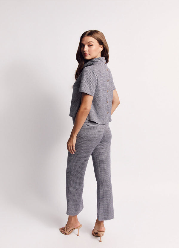 The Paley Pant - Navy Knit