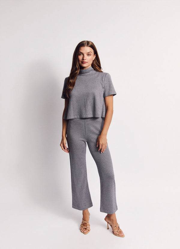 The Paley Pant - Navy Knit