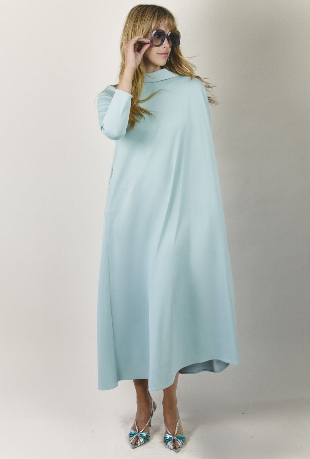 Palm Canyon Kaftan - Aqua