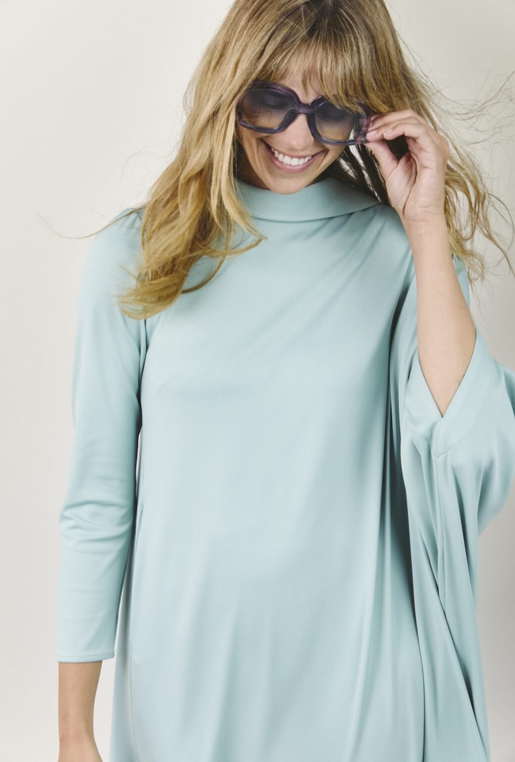 Palm Canyon Kaftan - Aqua