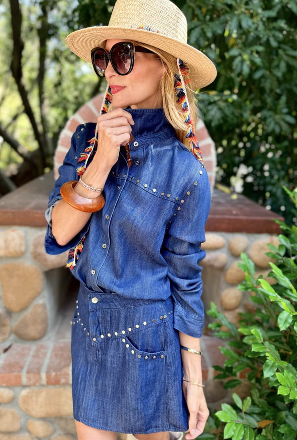 Rodeo Button Down - Classic Denim