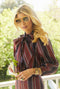 Big Bow Blouse - Navy Embroidery