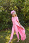 Run for the Roses Cropped Cigar Pant - Pink Damask
